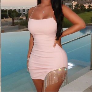 Fashion nova borrowed hearts dress